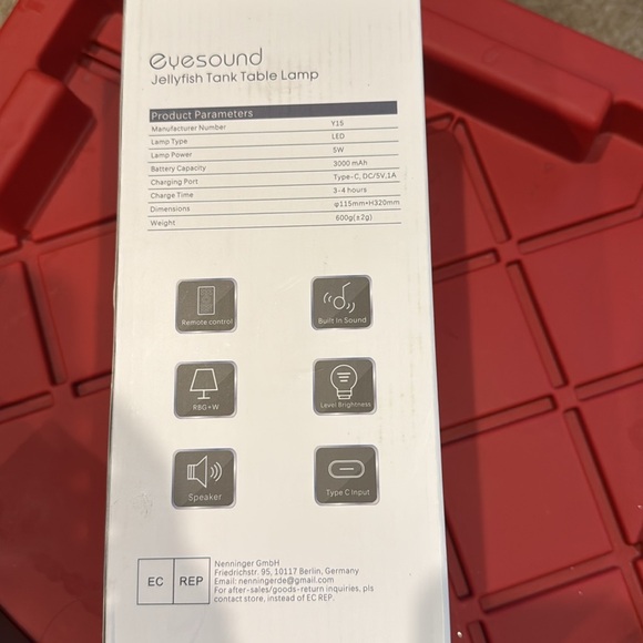 Eye sound jellyfish tank - Picture 2 of 2